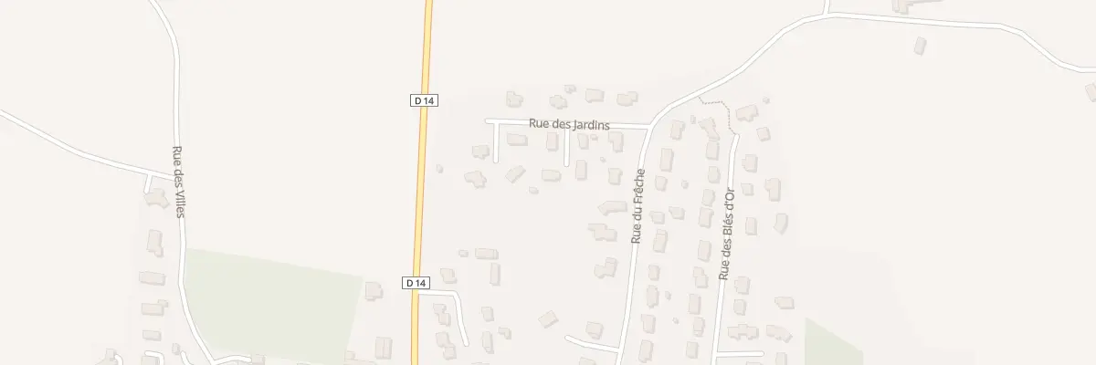 Plan du 7 Rue des Jardins à Penguily