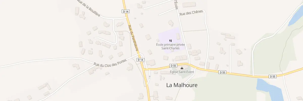 Plan du 2 Rue Penthievre à La Malhoure