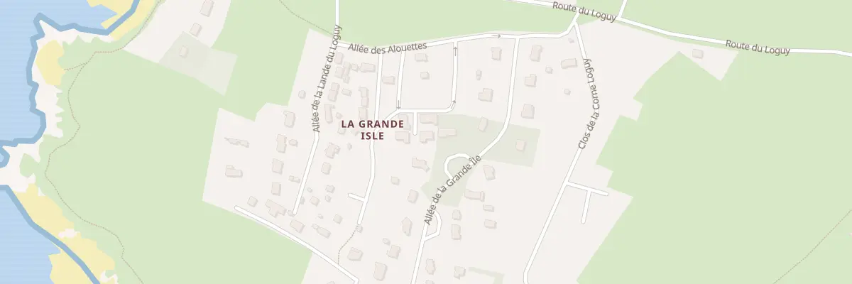 Plan du 13 All de la Grande Cornière à Pénestin
