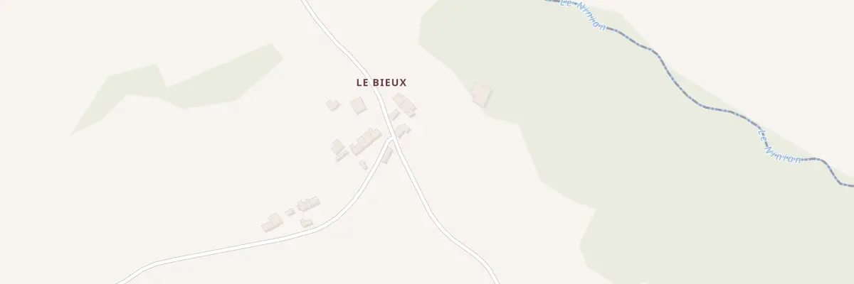 Plan du 2 Le Bieux à La Grée-Saint-Laurent