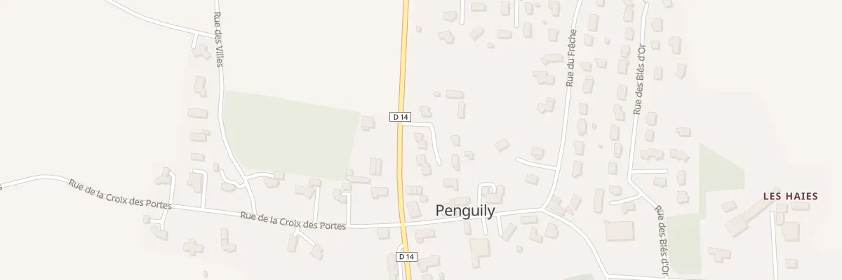 Plan du 2 Rue de la Noë à Penguily