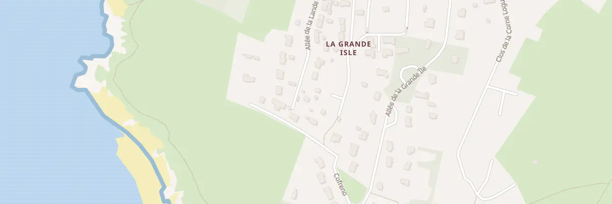 Plan du 1897 All de la Lande du Loguy à Pénestin