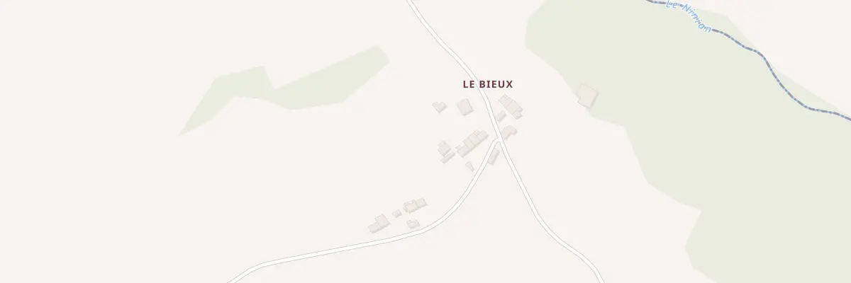 Plan du 10 Le Bieux à La Grée-Saint-Laurent