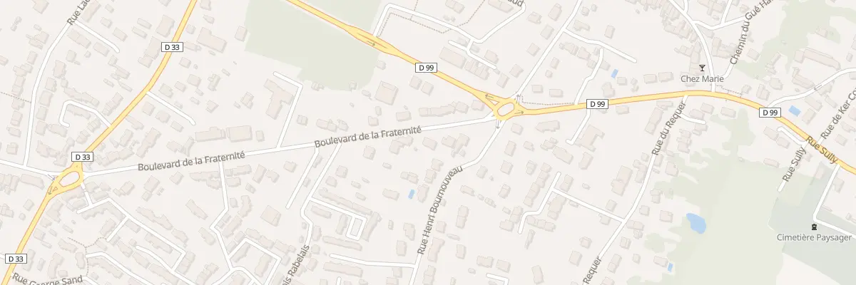 Plan du 38 Bd de la Fraternité à La Turballe