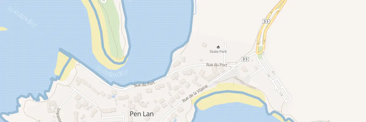 Plan du 4 Rue du Port à Billiers