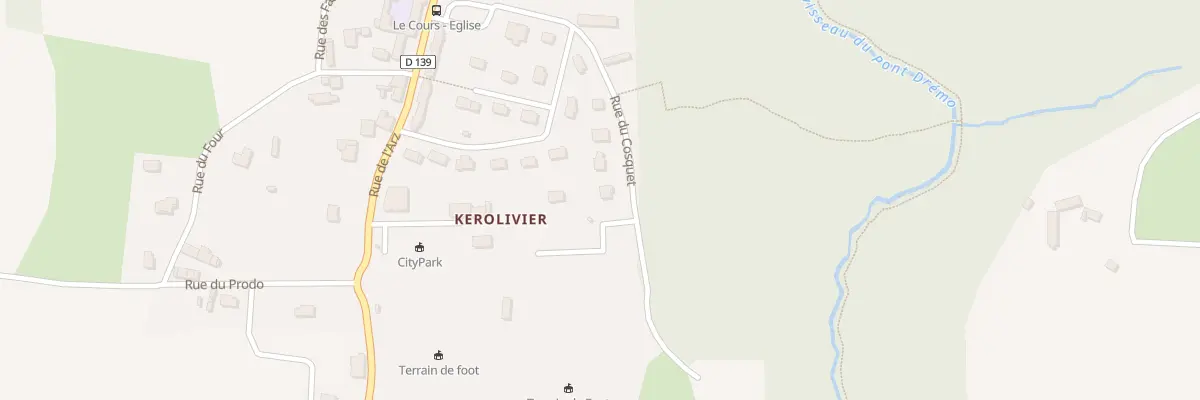 Plan du 10 Rue du Cosquet au Cours