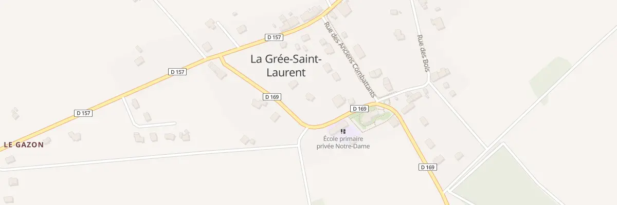 Plan du 7 Rue de l’Eglise à La Grée-Saint-Laurent