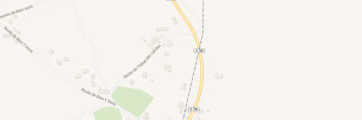 Plan du 9284 L’Hôtel des Landes à Pléneuf-Val-André