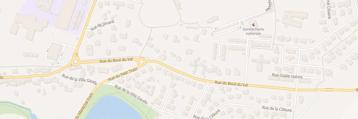 Plan du 25 Rue du Bout du Val La Poterie à Lamballe-Armor