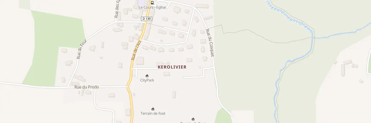 Plan du 8 Rue du Cosquet au Cours