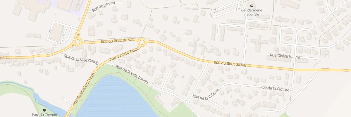 Plan du 22 Rue du Bout du Val La Poterie à Lamballe-Armor