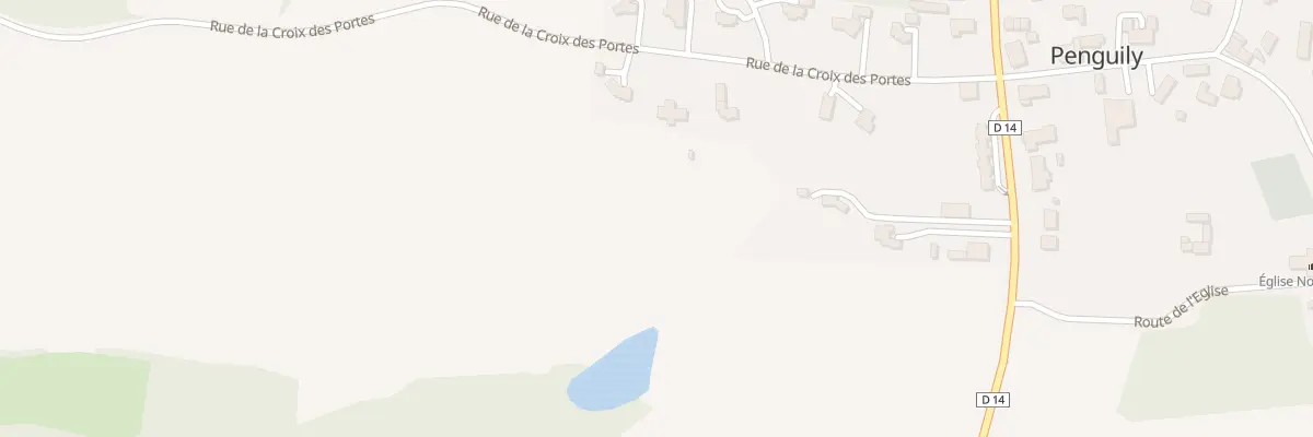 Plan du 15 Rue de la Croix des Portes à Penguily