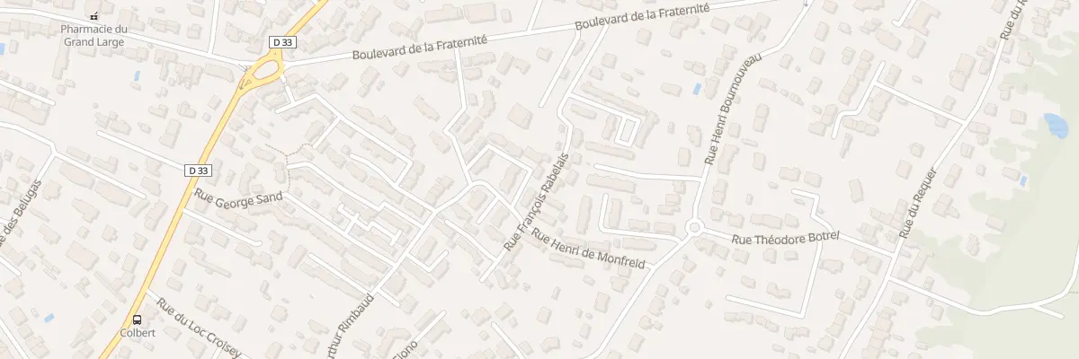 Plan du 22 Rue François Rabelais à La Turballe