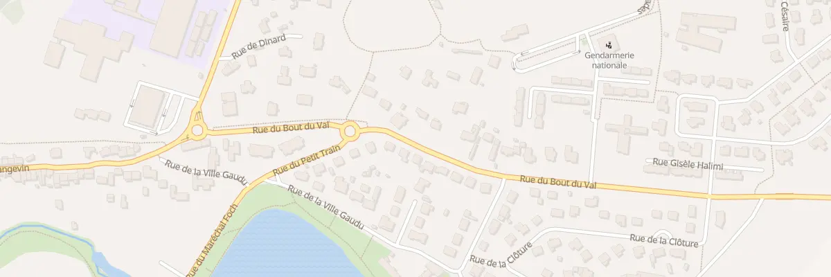 Plan du 23 Rue du Bout du Val La Poterie à Lamballe-Armor