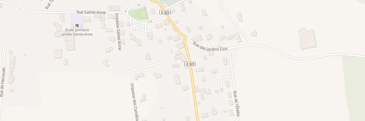 Plan du 12 Rue des Camélias à La Croix-Helléan