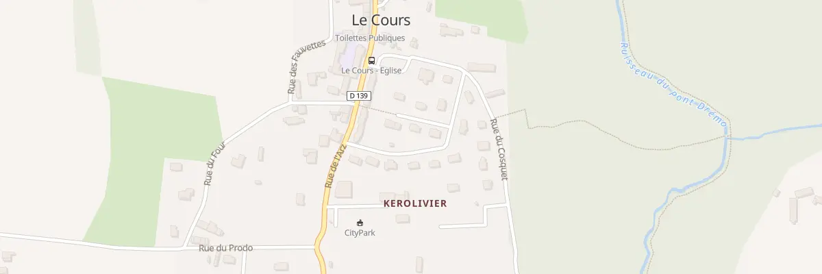 Plan du 3 Imp des Martinets au Cours