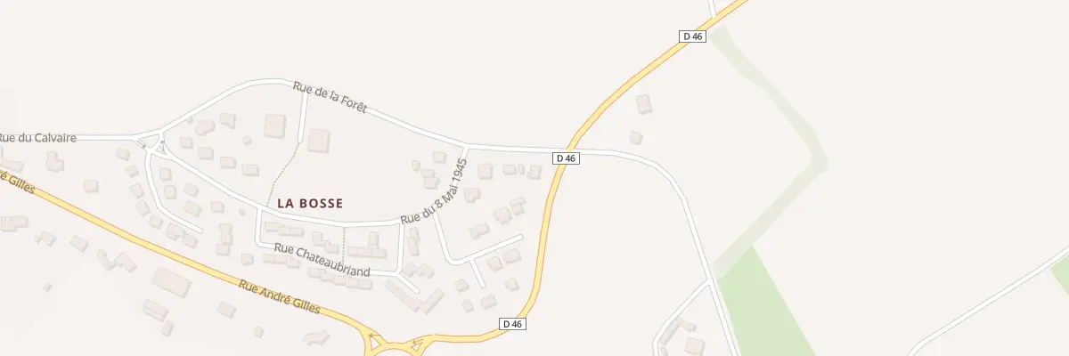 Plan du 14 Rue de la Forêt au Mené