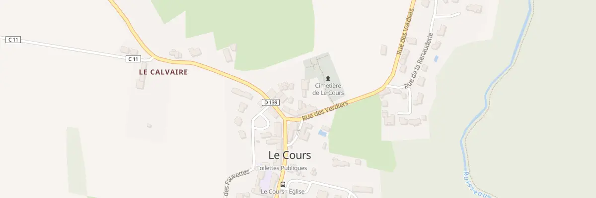 Plan du 2 Rue des Engoulevents au Cours
