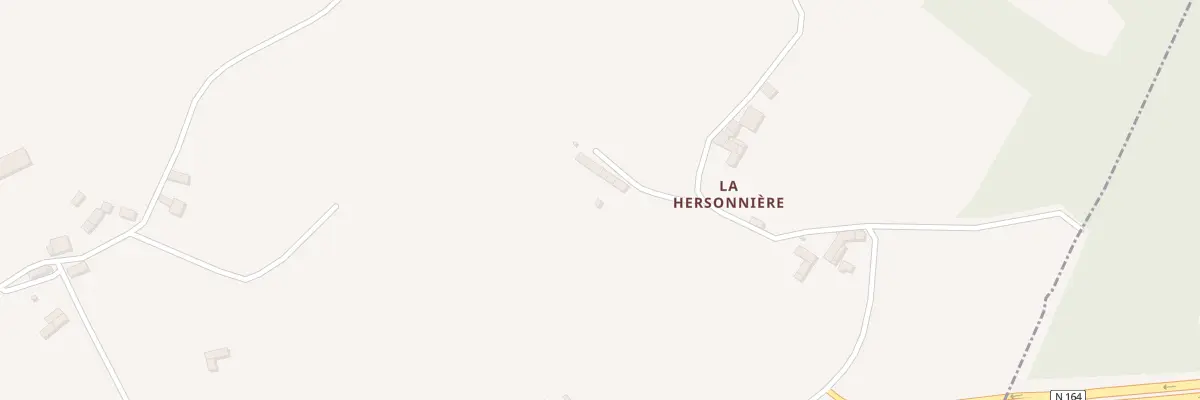 Plan du 63 La Hersonnière à Laurenan
