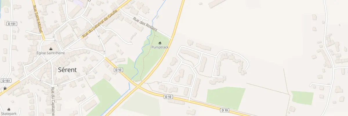 Plan du 35 Rue Gandhi à Sérent