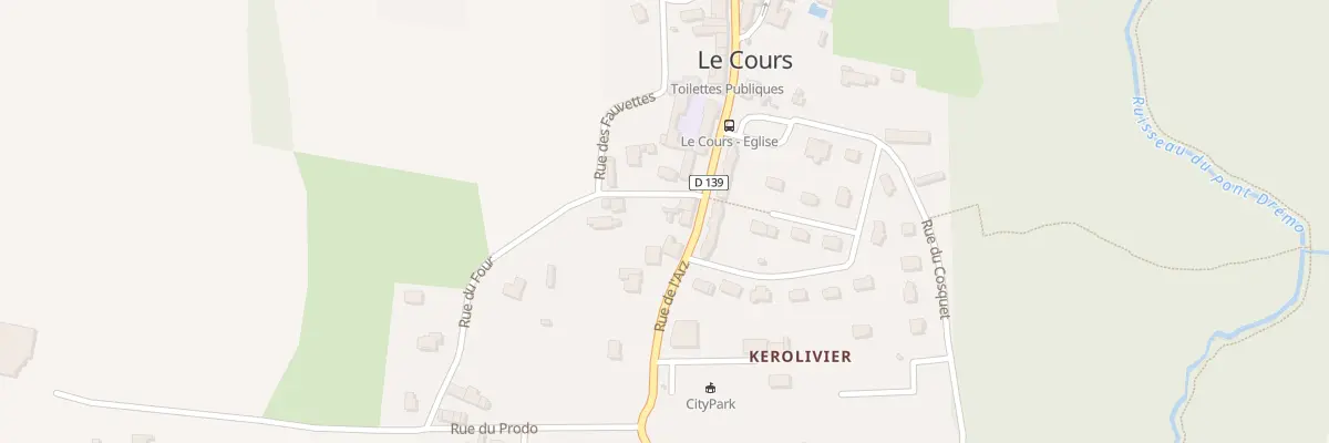 Plan du 24 Rue de l’Arz au Cours