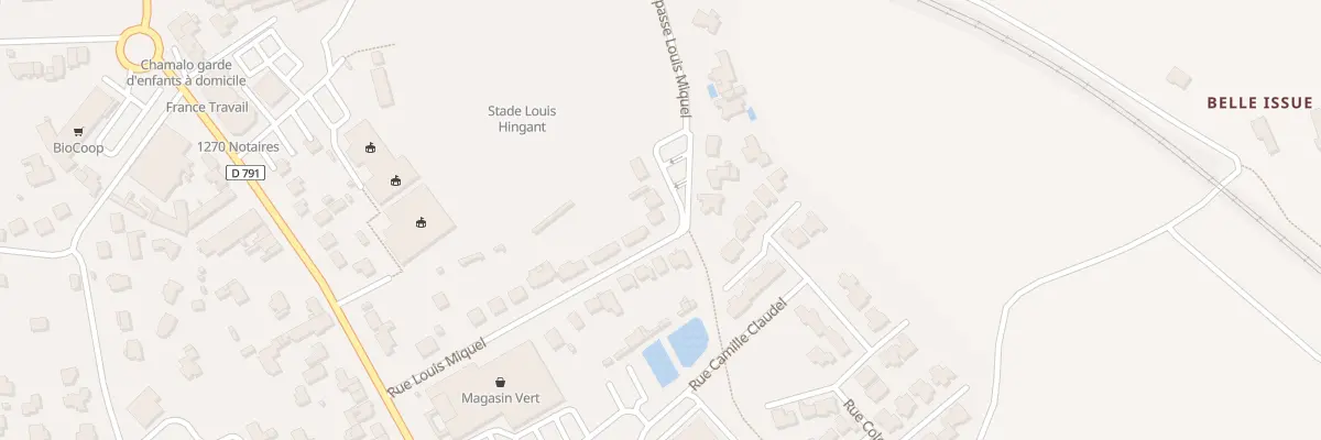 Plan du 25 Rue Louis Miquel Maroue à Lamballe-Armor