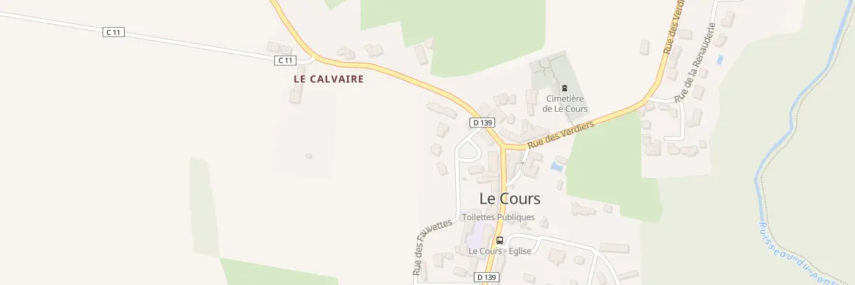 Plan du 6 Rue des Fauvettes au Cours