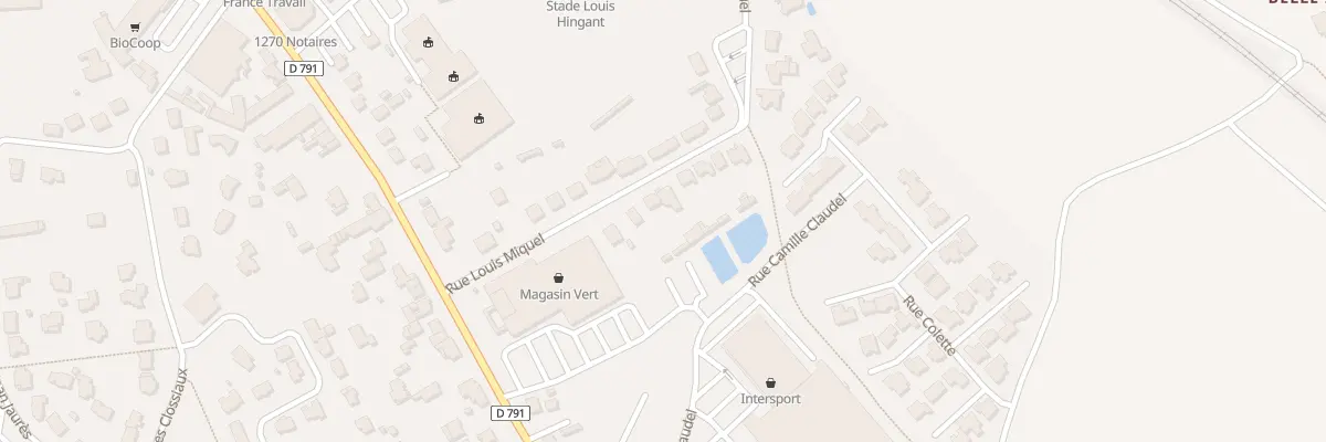 Plan du 12 Rue Louis Miquel Maroue à Lamballe-Armor