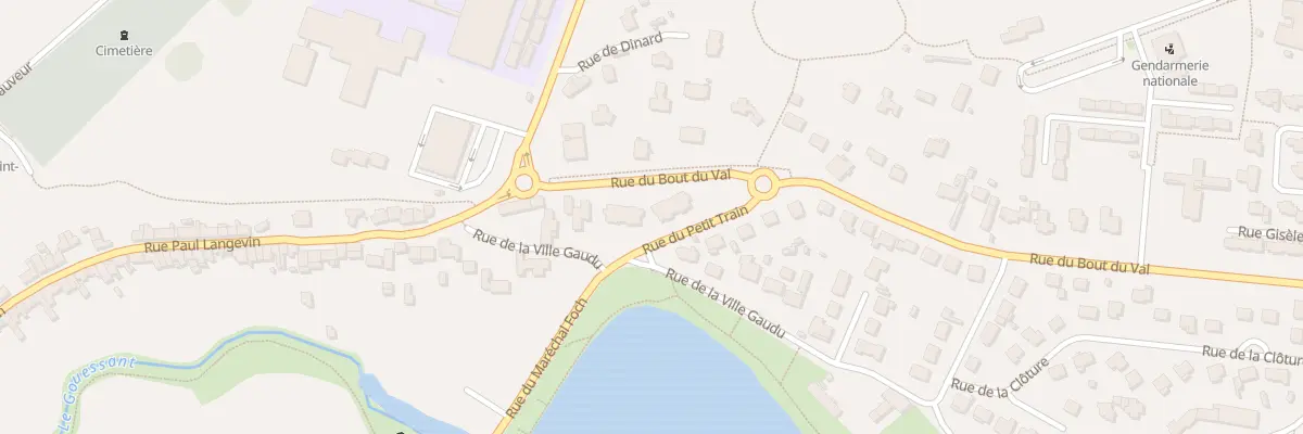 Plan du 12 Rue du Bout du Val La Poterie à Lamballe-Armor