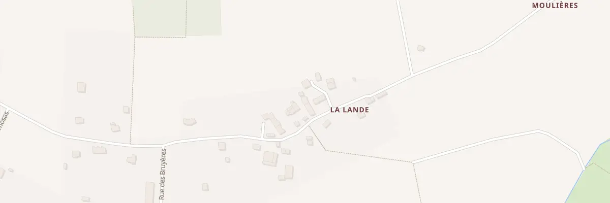 Plan du 19 La Lande à Saint-Servant