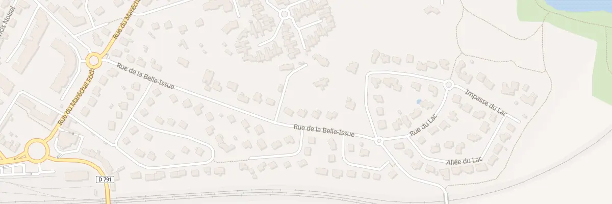 Plan du 23 Rue de Belle Issue Maroue à Lamballe-Armor
