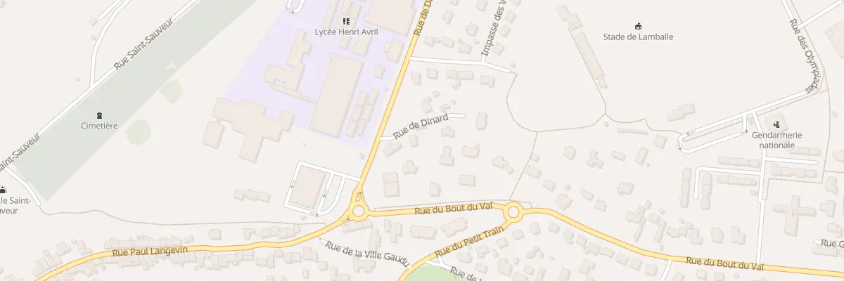 Plan du 4 Rue de Dinard La Poterie à Lamballe-Armor