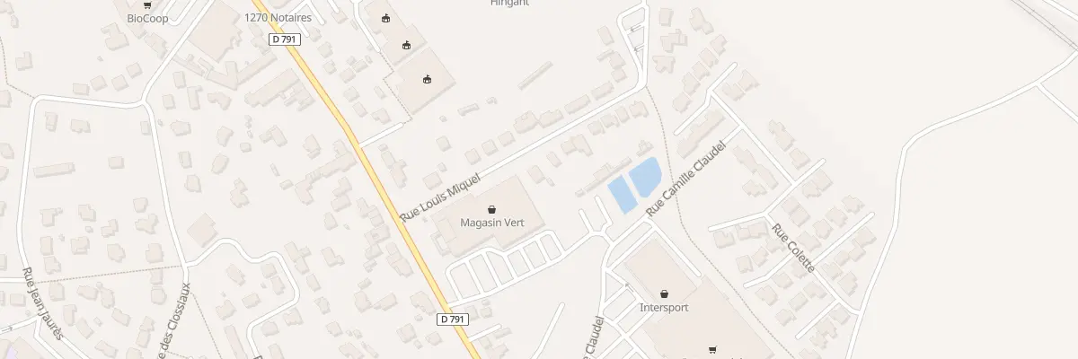 Plan du 8 Rue Louis Miquel Maroue à Lamballe-Armor