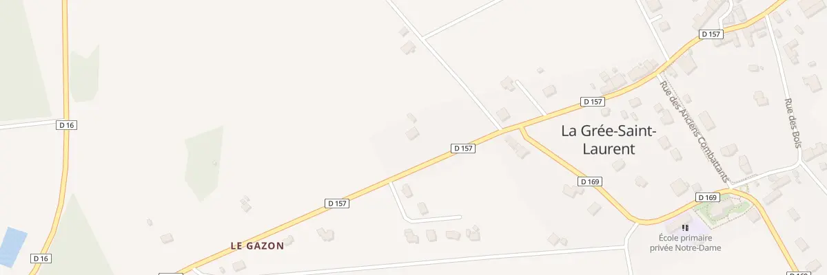 Plan du 1 Rue de la Mairie à La Grée-Saint-Laurent
