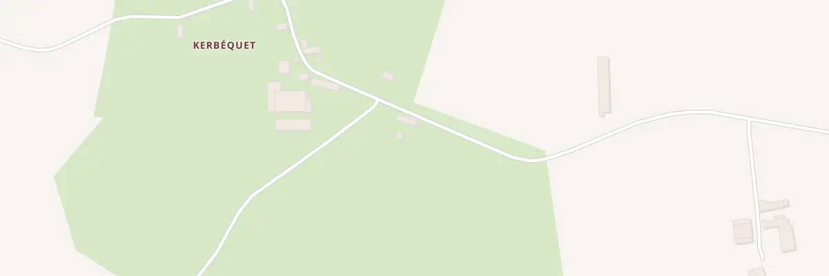 Plan du 2 Kerbéquet à Ménéac