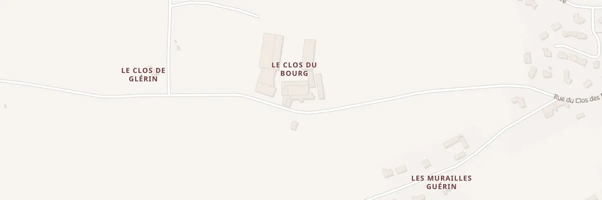 Plan du 2 Le Clos du Bourg à La Malhoure