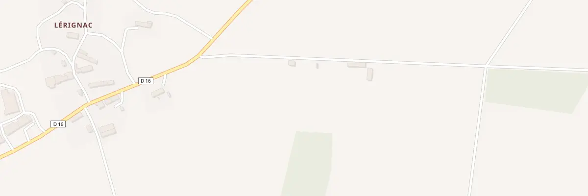 Plan du 24 Lérignac à Laurenan