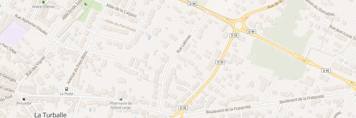 Plan du 12 Rue Laënnec à La Turballe