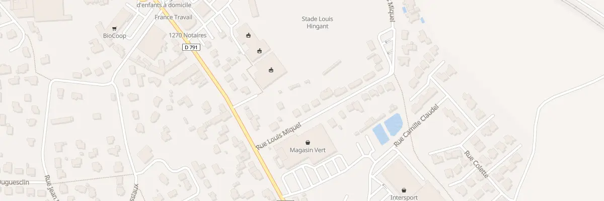 Plan du 9 Rue Louis Miquel Maroue à Lamballe-Armor