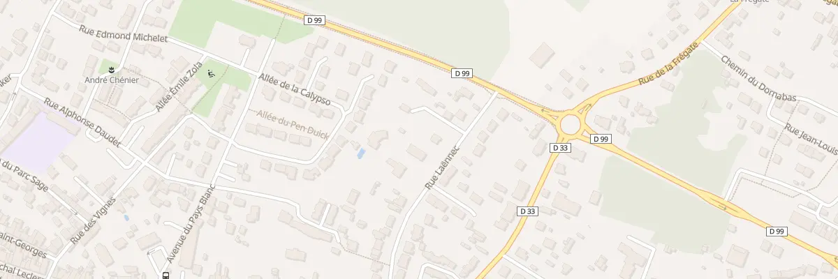 Plan du 5490 Rue Laënnec à La Turballe