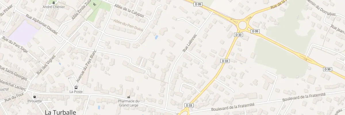 Plan du 5489 Rue Laënnec à La Turballe