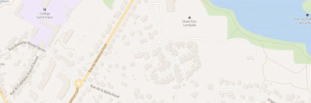 Plan du 20 Rue des Hautes Rivieres Maroue à Lamballe-Armor
