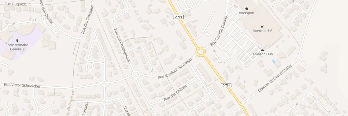 Plan du 2 Rue Waldeck Rousseau à Lamballe-Armor