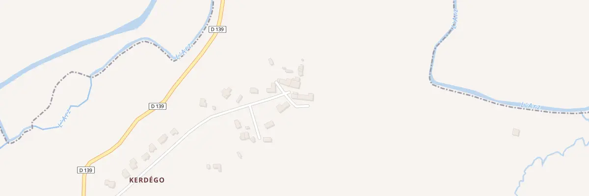 Plan du 5144 Kerdego à Larré