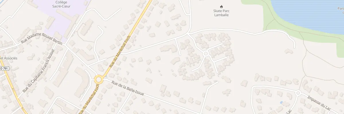 Plan du 16 Rue des Hautes Rivieres Maroue à Lamballe-Armor