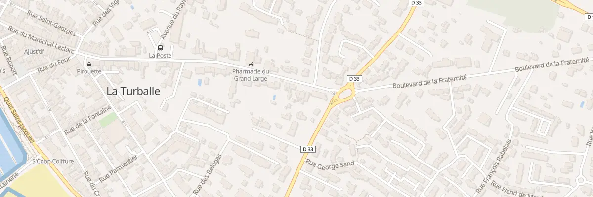 Plan du 68 Rue du Mal de Lattre Tassigny à La Turballe