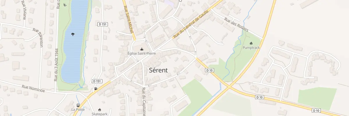 Plan du 5819 Le Bourg à Sérent