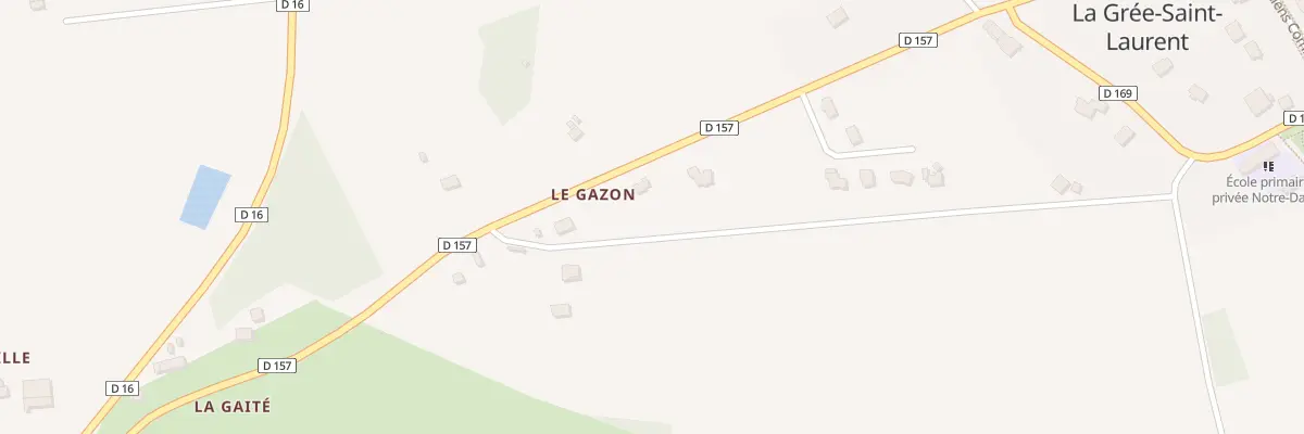Plan du 8 Le Gazon à La Grée-Saint-Laurent