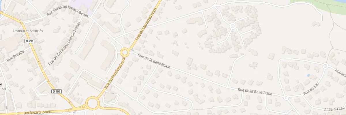 Plan du 7 Rue de Belle Issue Maroue à Lamballe-Armor