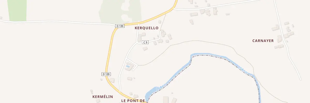 Plan du 5 Kerguello au Cours